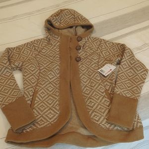 Marmot wool blend unique hooded cardigan